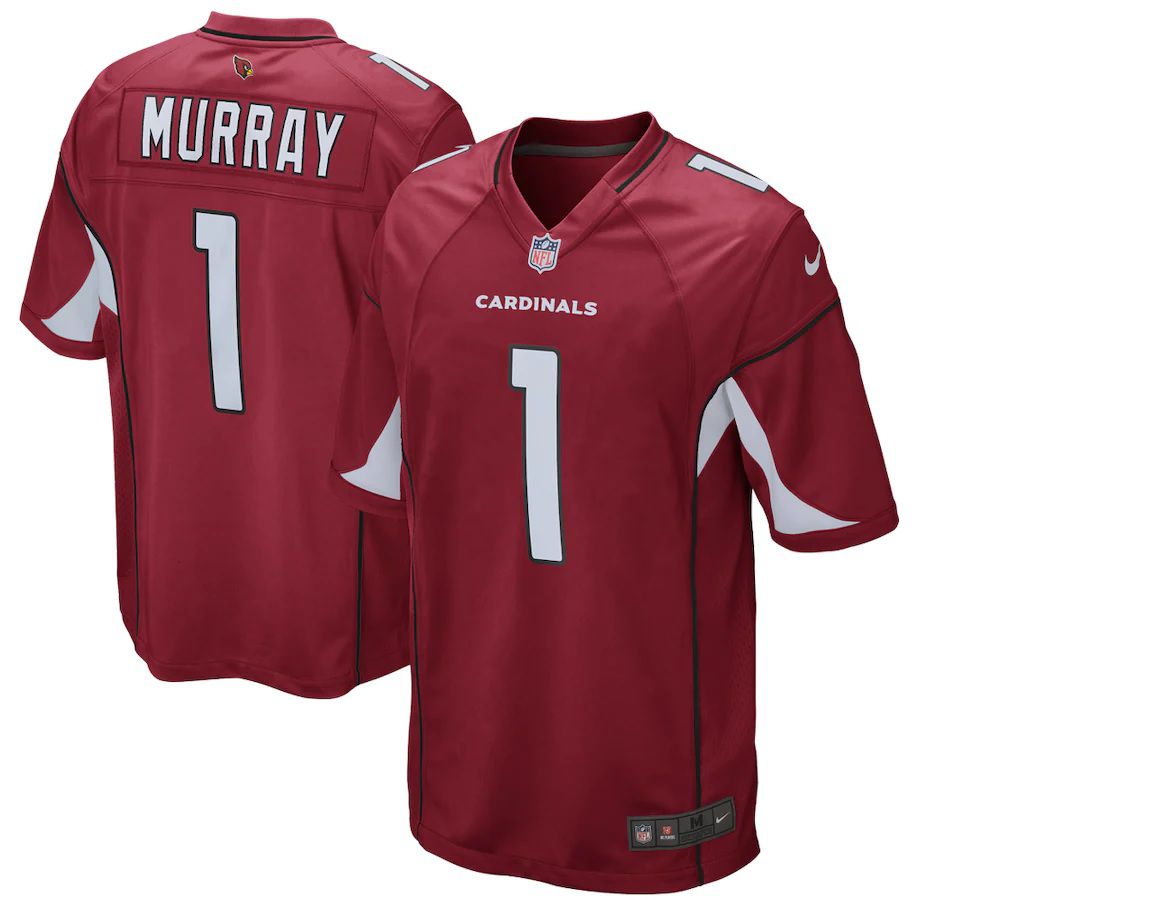 Men Arizona Cardinals #1 Kyler Murray Nike Cardinal Game Player NFL Jersey